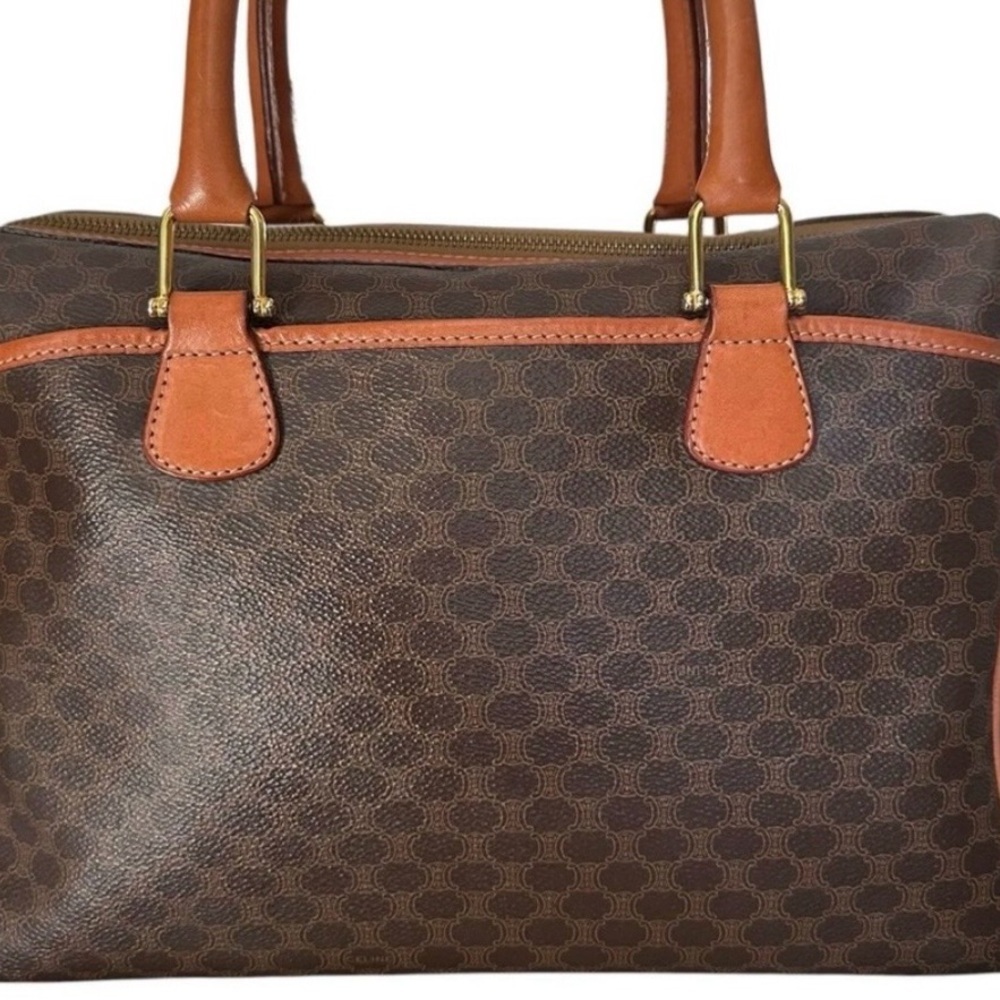 💯 Authentic Celine Brown and Tan Satchel - Picture 7 of 14